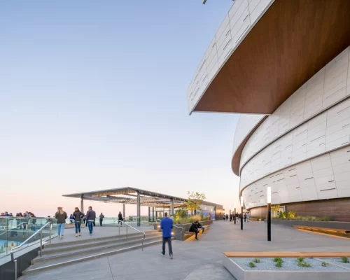 ChaseCenter_ExteriorSoffits_InteriorMillwork_CustomWoodgrain12 ChaseCenter_ExteriorSoffits_InteriorMillwork_CustomWoodgrain12