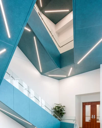 Custom textured interior cladding - Pure + FreeForm