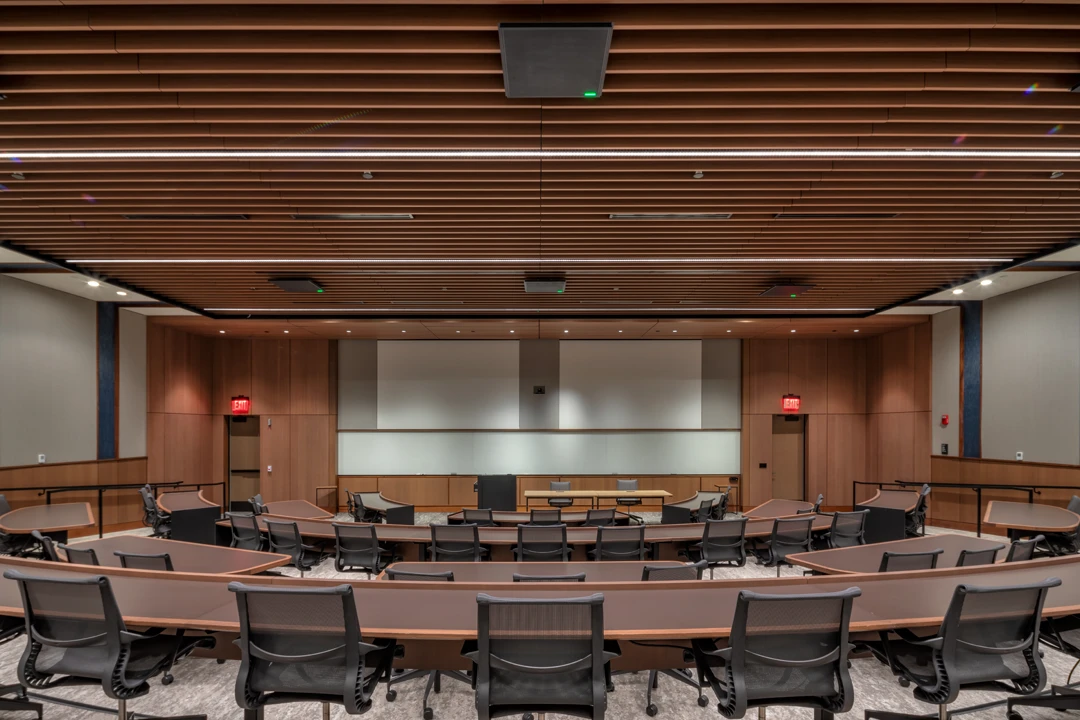JohnsHopkinsUniversity_InteriorCeilings_Baffle_Woodgrain2