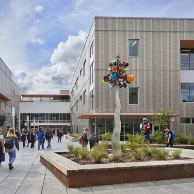 MountSiHighSchool_ExteriorWalls_Soffit_CorrugatedPanels_Woodgrain_Silver3