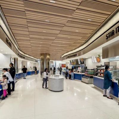 UniversityHealthWomen'sAndChildren'sHospital_InteriorTorsionSpringCeiling_Woodgrain7