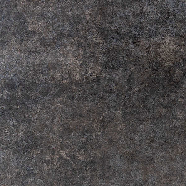 Darkened Metal steel Finish with patina variation. Blackened Steel Aluminum Finish.