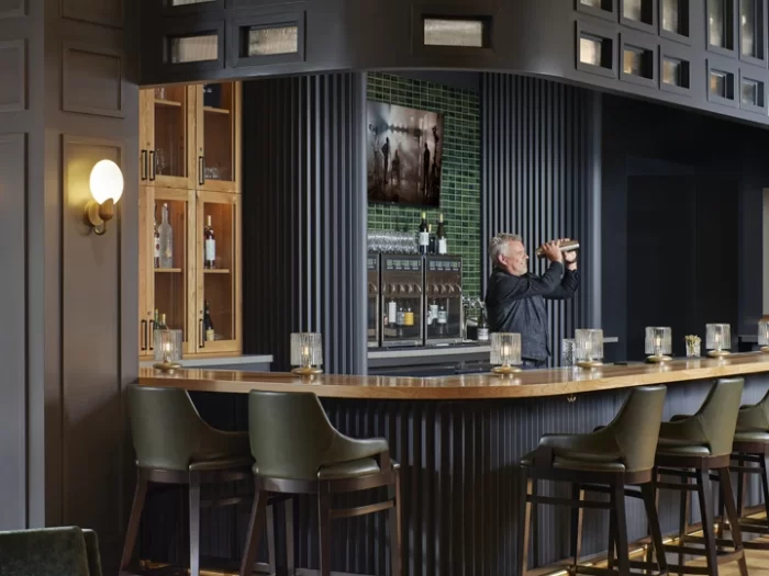 TheSprings_InteriorMillwork_ZigZagCorrugatedPanel_BlackenedSteel TheSprings_InteriorMillwork_ZigZagCorrugatedPanel_BlackenedSteel