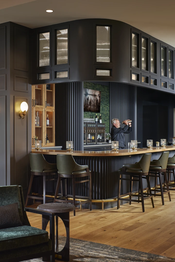 TheSprings_InteriorMillwork_ZigZagCorrugatedPanel_BlackenedSteel